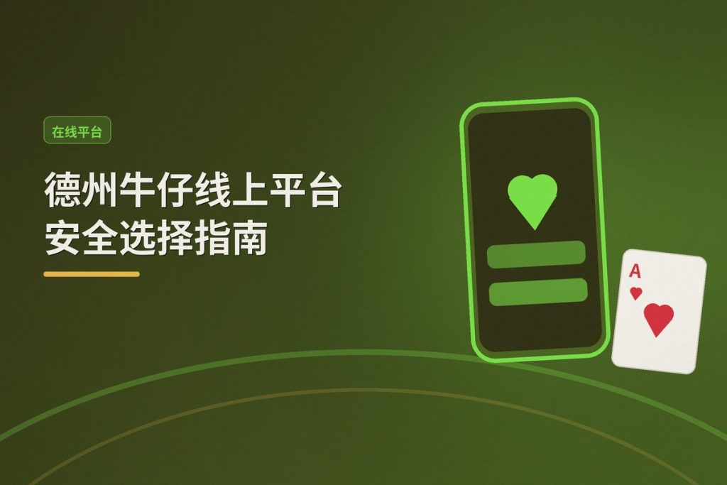 德州牛仔线上平台安全选择指南：如何避开陷阱，安心游戏