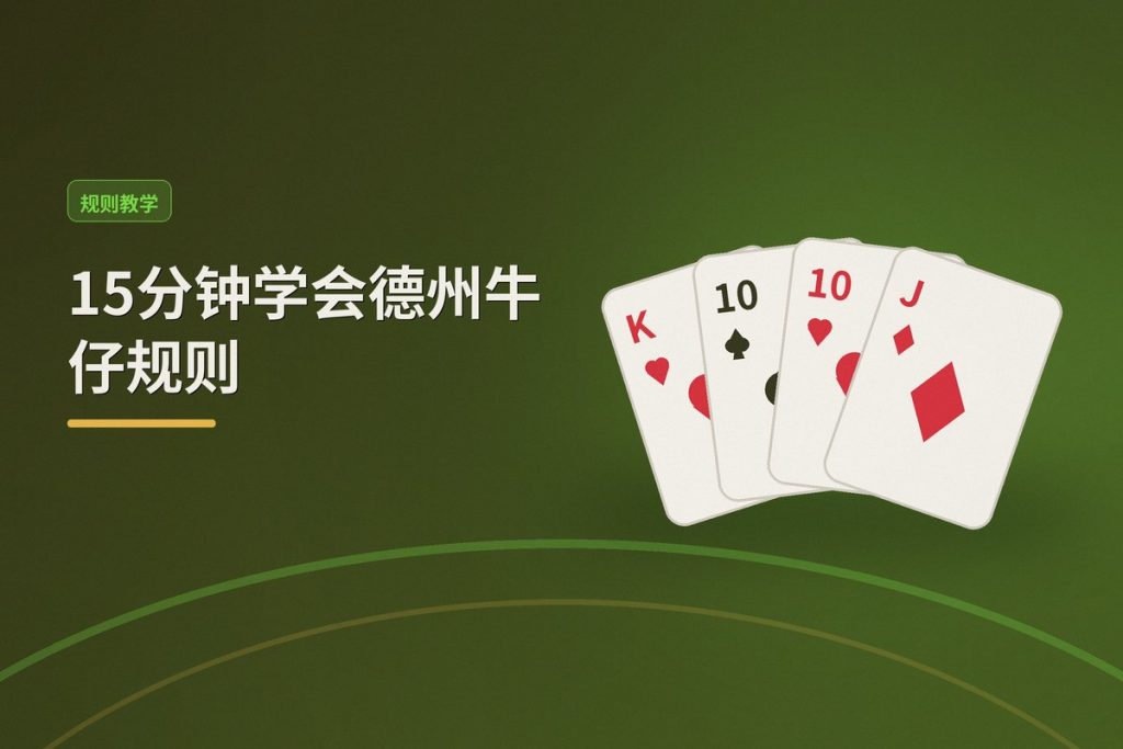 15分钟学会德州牛仔规则：从入门到实战的完整指南