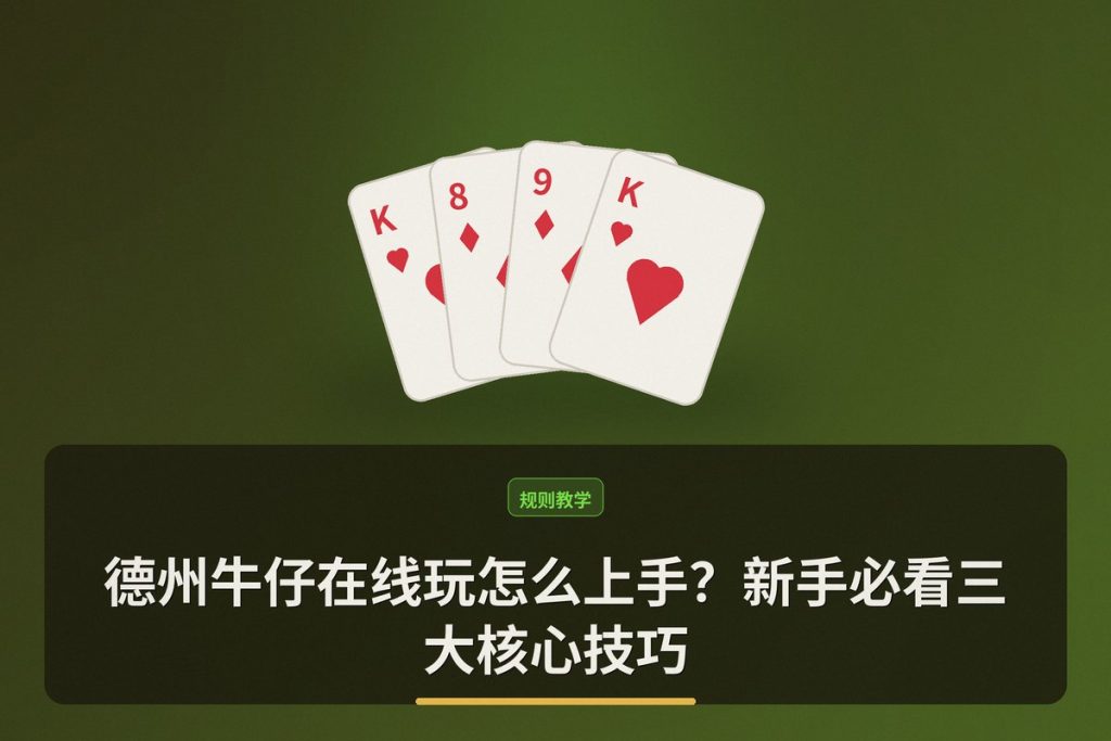 德州牛仔在线玩怎么上手？新手必看三大核心技巧