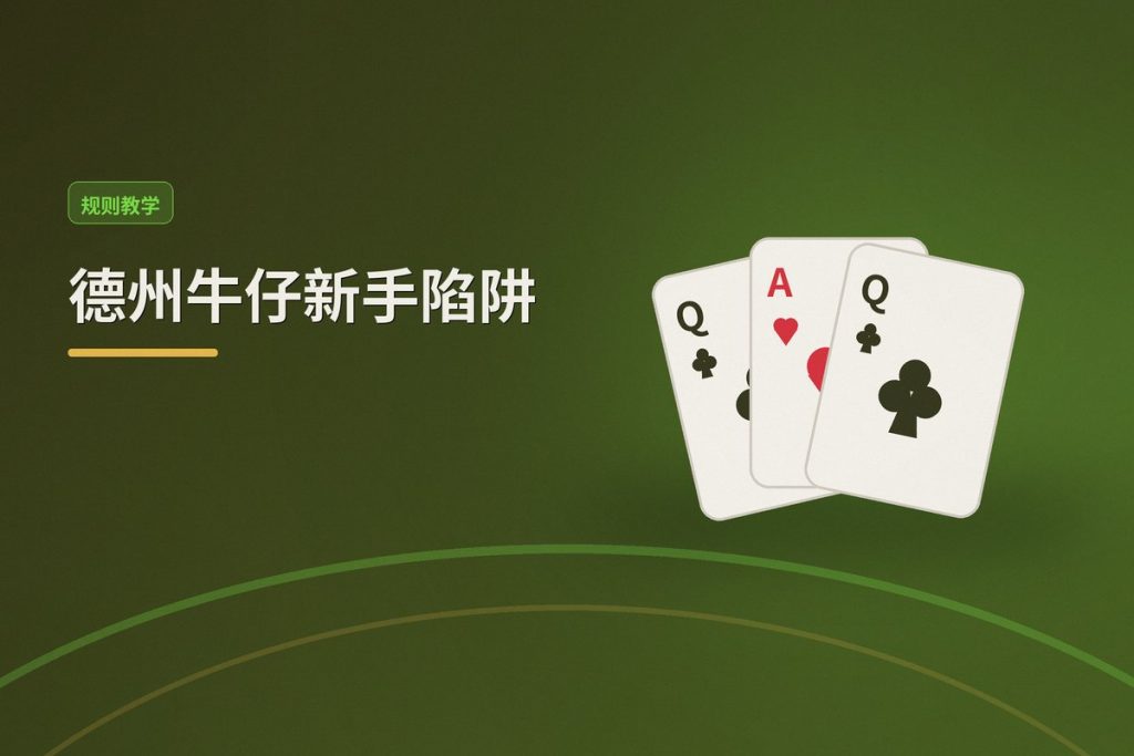 德州牛仔新手陷阱：五个常见错误让打法不稳，看看你中了几个？