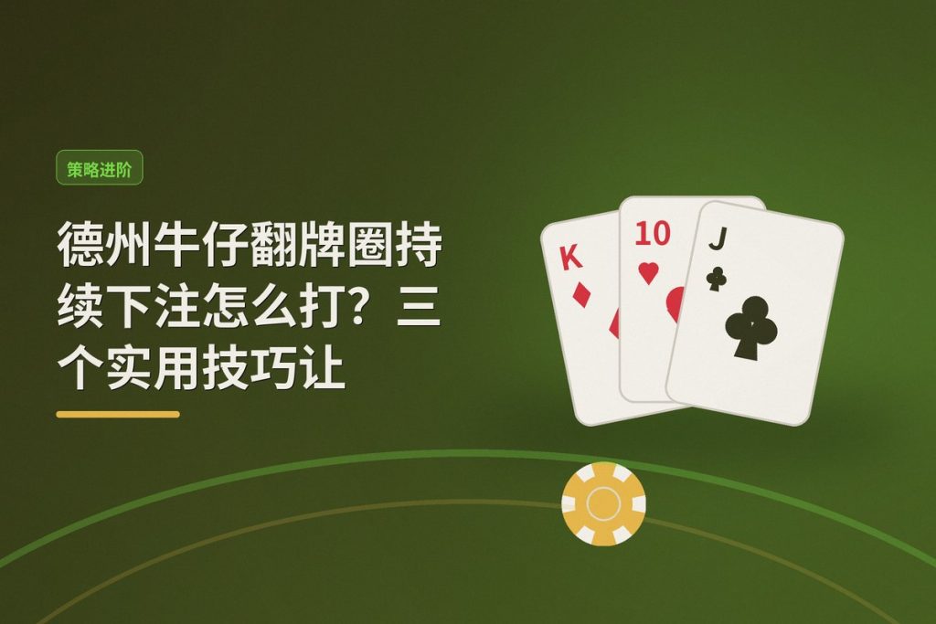 德州牛仔翻牌圈持续下注怎么打？三个实用技巧让C-Bet更有效