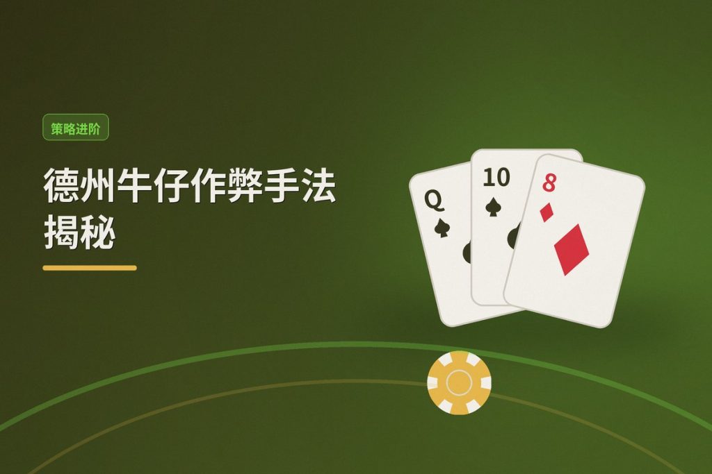 德州牛仔作弊手法揭秘：玩家必知的三类常见骗局与防范技巧