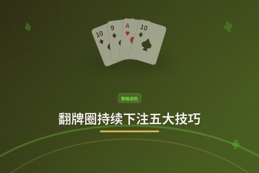 翻牌圈持续下注五大技巧：德州牛仔怎么打更稳