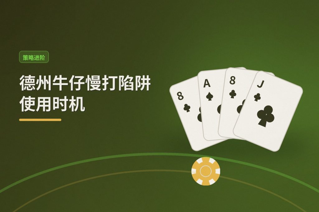 德州牛仔慢打陷阱使用时机：三个让打法更稳健的场景分析