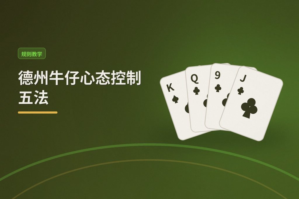 德州牛仔心态控制五法：从新手到稳定玩家的关键心态技巧