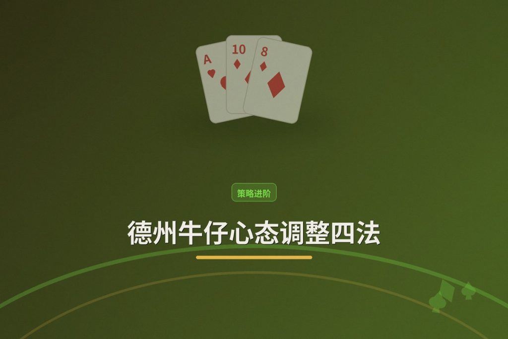 德州牛仔心态调整四法：从波动中稳步提升胜率